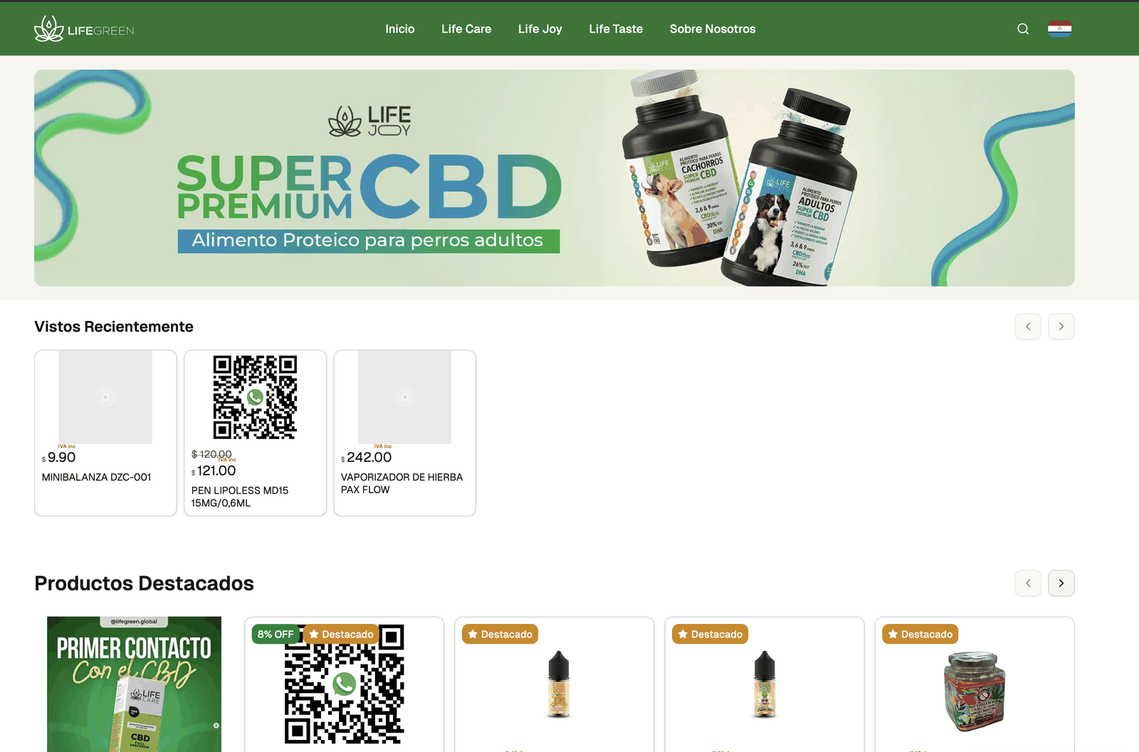 e-commerce-lifegreen preview